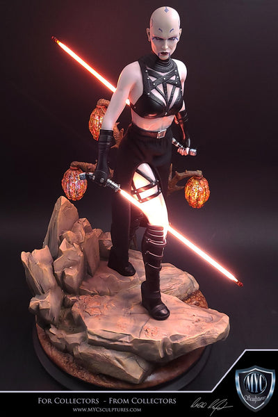 Asajj Ventress 1/4 Scale Custom Statue