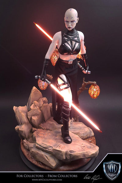 Asajj Ventress 1/4 Scale Custom Statue