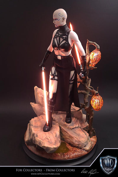 Asajj Ventress 1/4 Scale Custom Statue