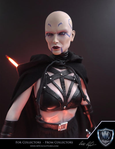 Asajj Ventress 1/4 Scale Custom Statue
