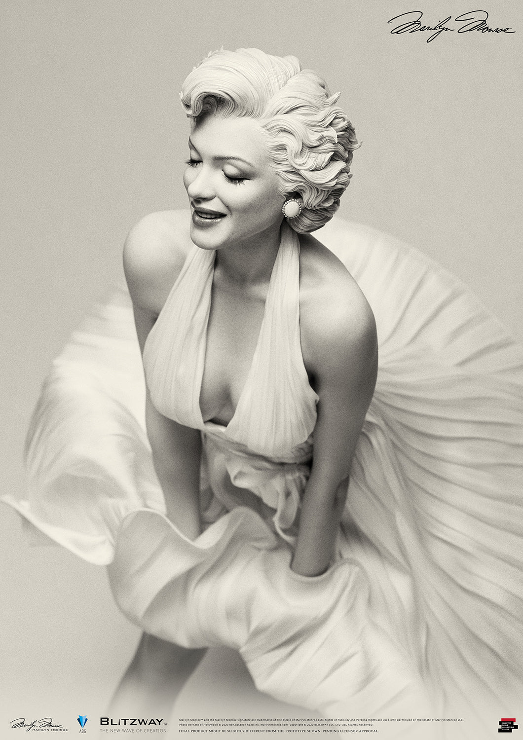 Marilyn Monroe Superb 1/4 Scale Statue