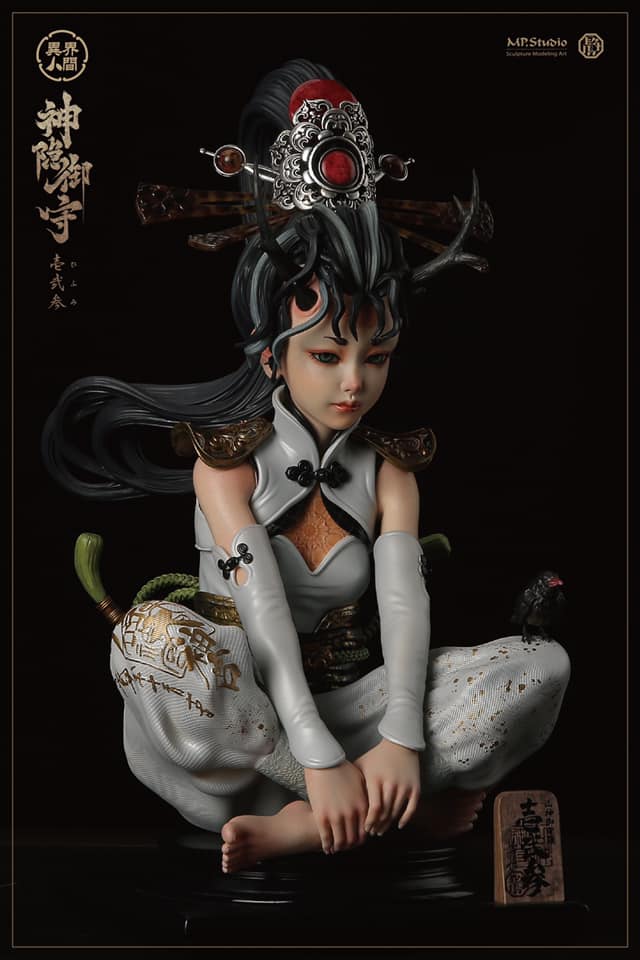 Mountain God Guards (WHITE) 1/3 Scale Statue