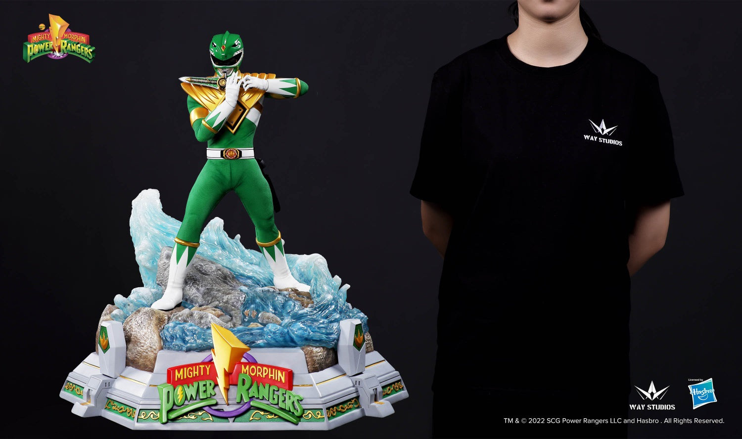 Mighty Morphin Power Rangers - Green Ranger 1/4 Scale Statue
