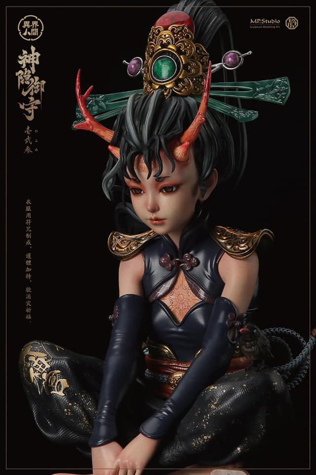 Mountain God Guards (WHITE) 1/3 Scale Statue