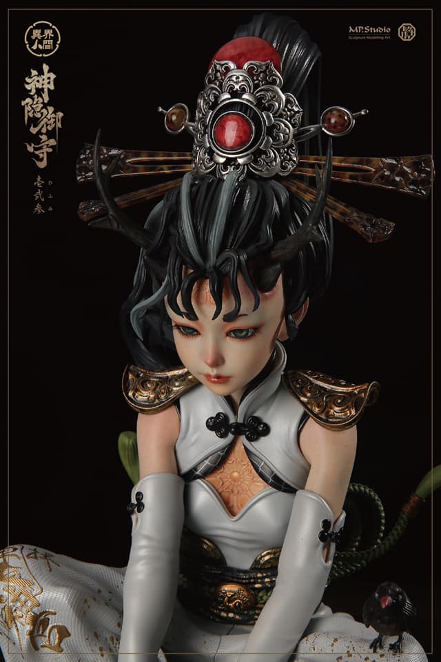 Mountain God Guards (WHITE) 1/3 Scale Statue