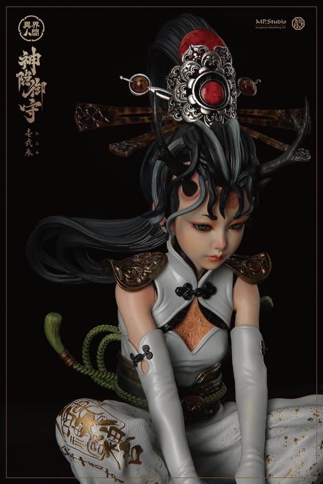 Mountain God Guards (WHITE) 1/3 Scale Statue