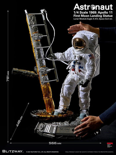 Apollo 11 Astronaut First Moon Landing Statue
