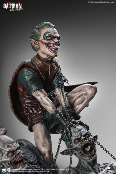 Batman Who Laughs On Throne Statue
