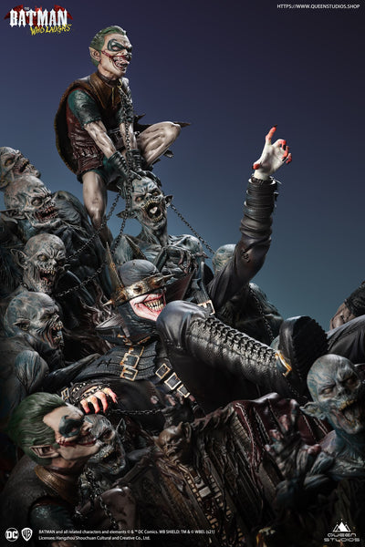 Batman Who Laughs On Throne Statue