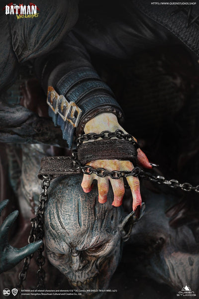 Batman Who Laughs On Throne Statue