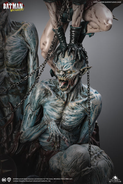 Batman Who Laughs On Throne Statue