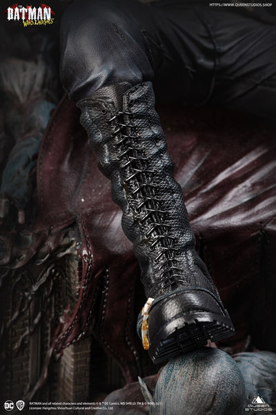 Batman Who Laughs On Throne Statue