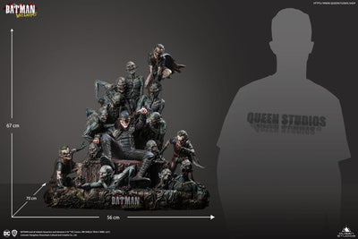 Batman Who Laughs On Throne Statue