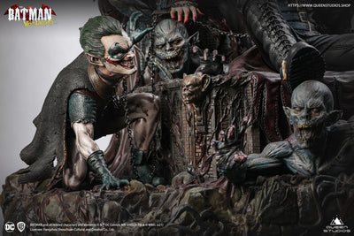 Batman Who Laughs On Throne Statue