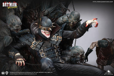 Batman Who Laughs On Throne Statue