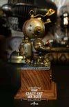 Steampunk Crazy Cat Mr. Blue (Silver Basic) Statue