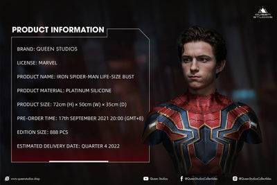 Iron Spider-Man (Tom Holland) Life-Size Bust