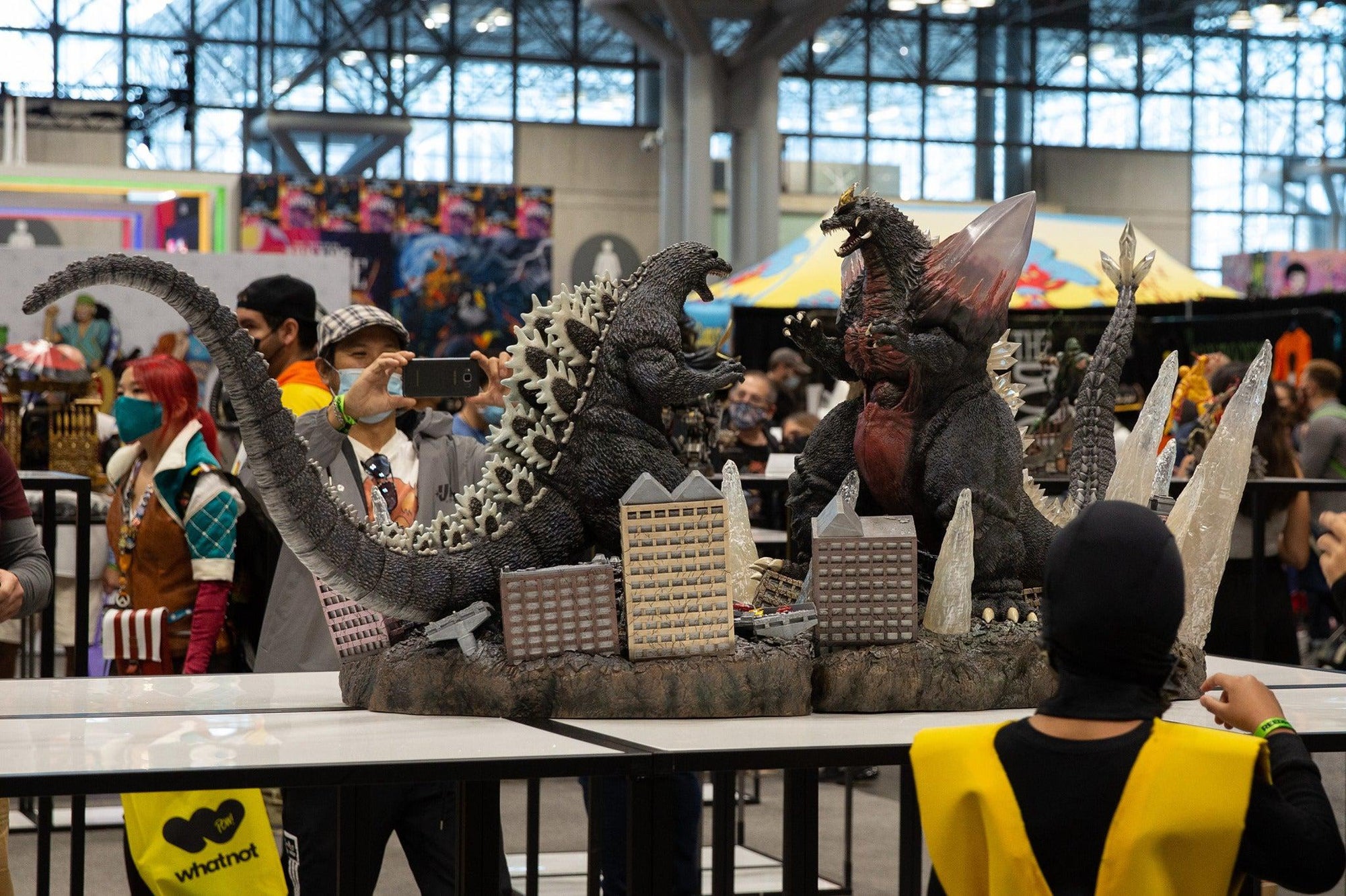 Godzilla vs Space Godzilla 1994 Premium Statue Set