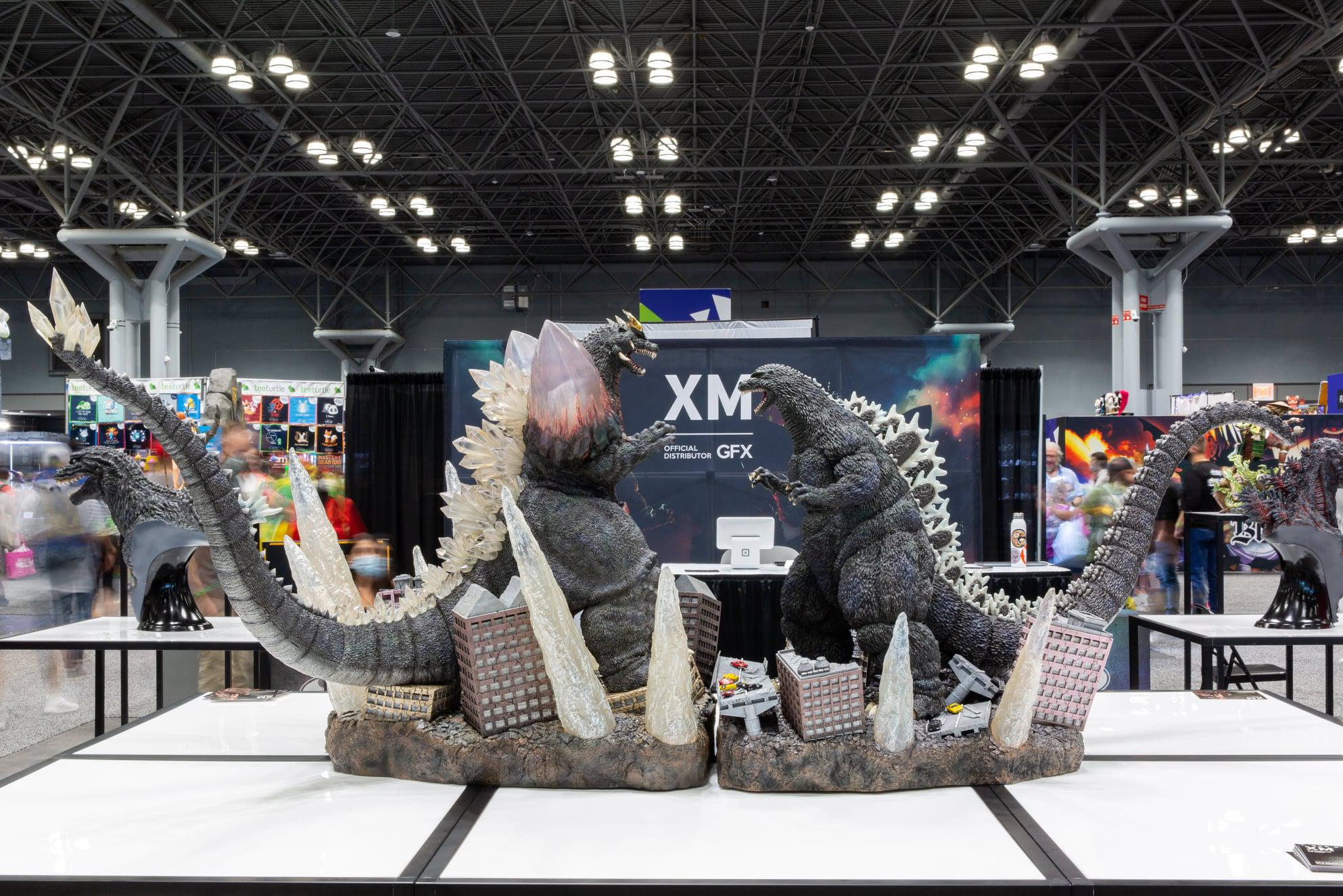 Godzilla vs Space Godzilla 1994 Premium Statue Set