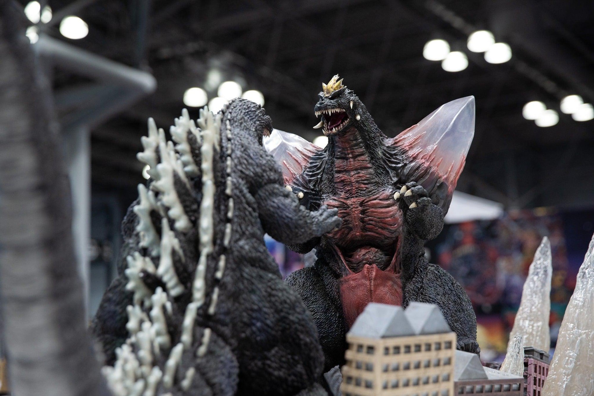 Godzilla vs Space Godzilla 1994 Premium Statue Set