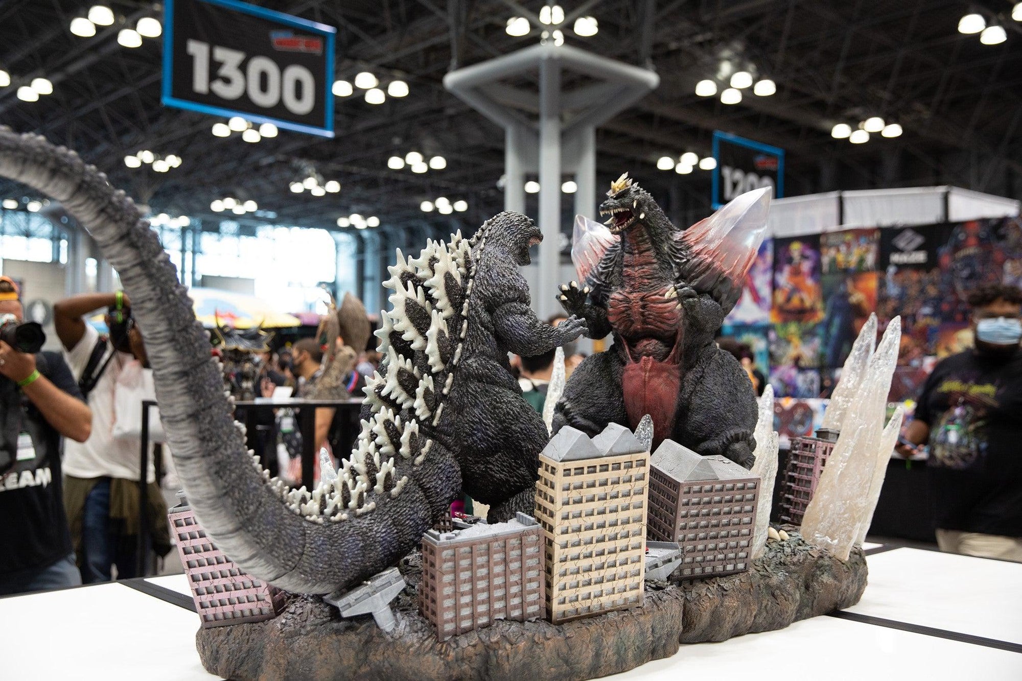 Godzilla vs Space Godzilla 1994 Premium Statue Set