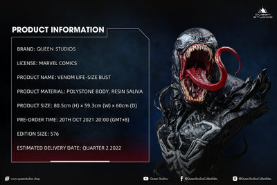 Venom Life-Size Bust