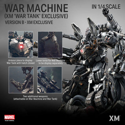 War Machine (War Tank) 1/4 Scale Statue Version B