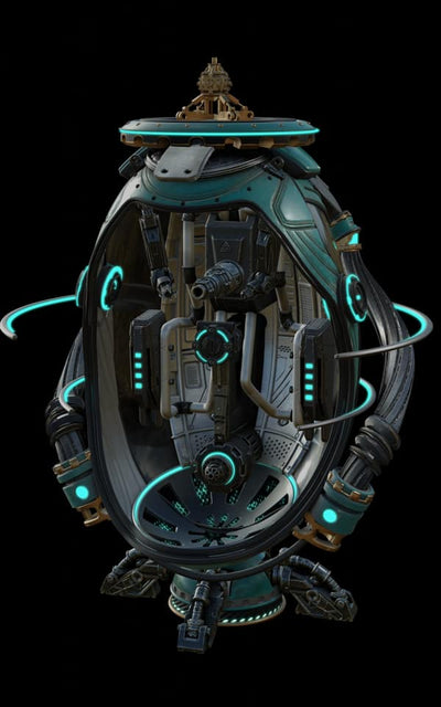 Cyberpunk Art Collection - Awaken-Space Statue