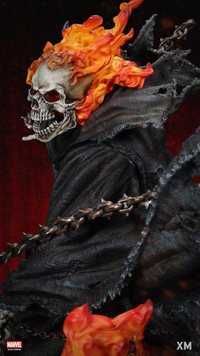 Ghost Rider On Horse 1/4 Scale Statue