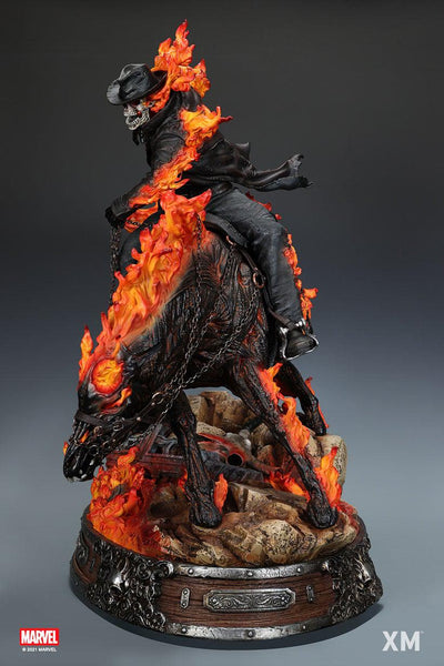 Ghost Rider On Horse 1/4 Scale Statue