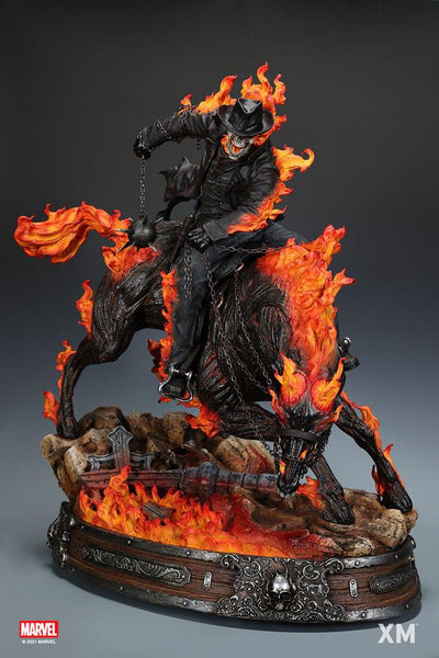 Ghost Rider On Horse 1/4 Scale Statue