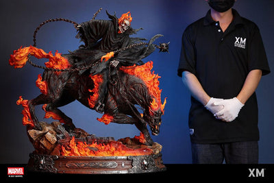 Ghost Rider On Horse 1/4 Scale Statue