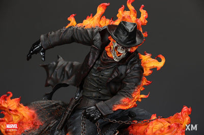 Ghost Rider On Horse 1/4 Scale Statue