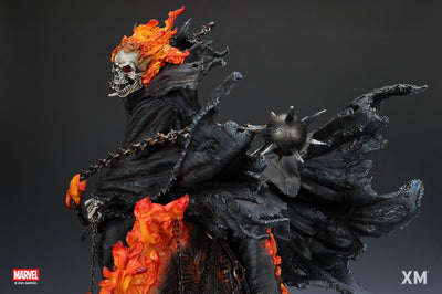 Ghost Rider On Horse 1/4 Scale Statue