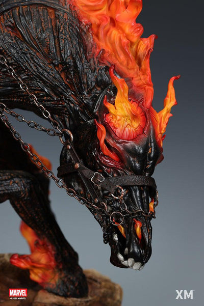 Ghost Rider On Horse 1/4 Scale Statue