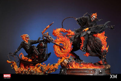 Ghost Rider On Horse 1/4 Scale Statue