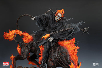 Ghost Rider On Horse 1/4 Scale Statue