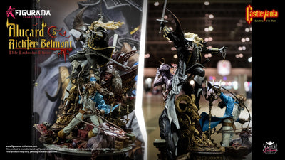 Castlevania Symphony of the Night - Alucard and Richter Elite Exclusive Statue