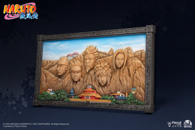 Naruto Shippuden - Hokage Rock (Full Coloured Version) 3D Art Frame