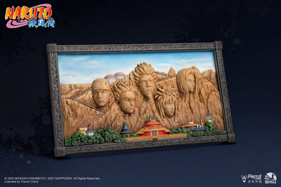 Naruto Shippuden - Hokage Rock (Full Coloured Version) 3D Art Frame