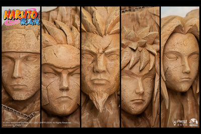 Naruto Shippuden - Hokage Rock (Full Coloured Version) 3D Art Frame