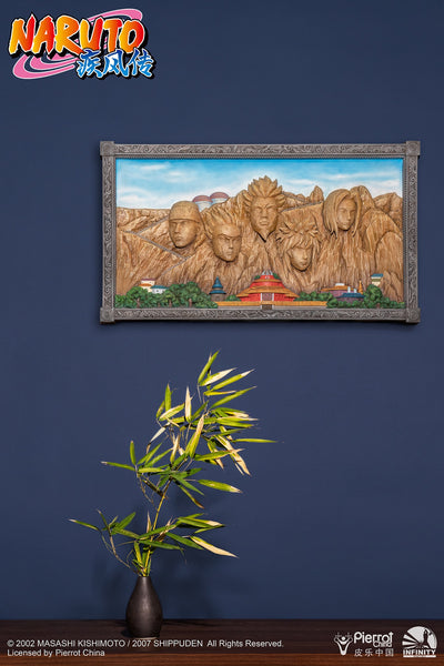 Naruto Shippuden - Hokage Rock (Full Coloured Version) 3D Art Frame