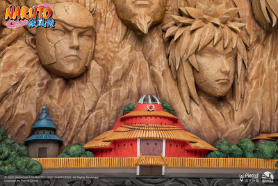 Naruto Shippuden - Hokage Rock (Full Coloured Version) 3D Art Frame