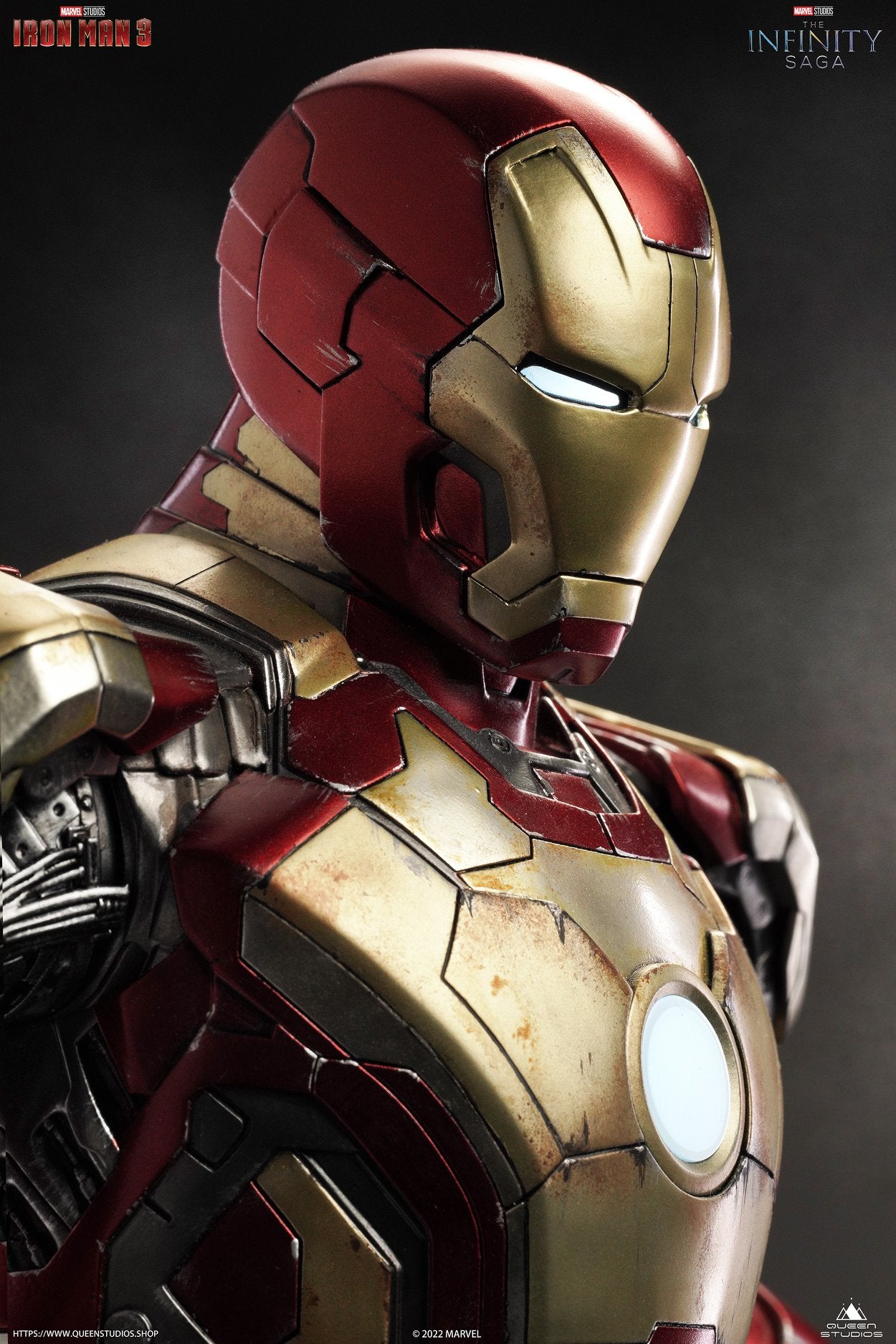 imaginarium art 1 1 helmet iron man mark 42 Iron Man Mark 42 1/4 Scale Statue