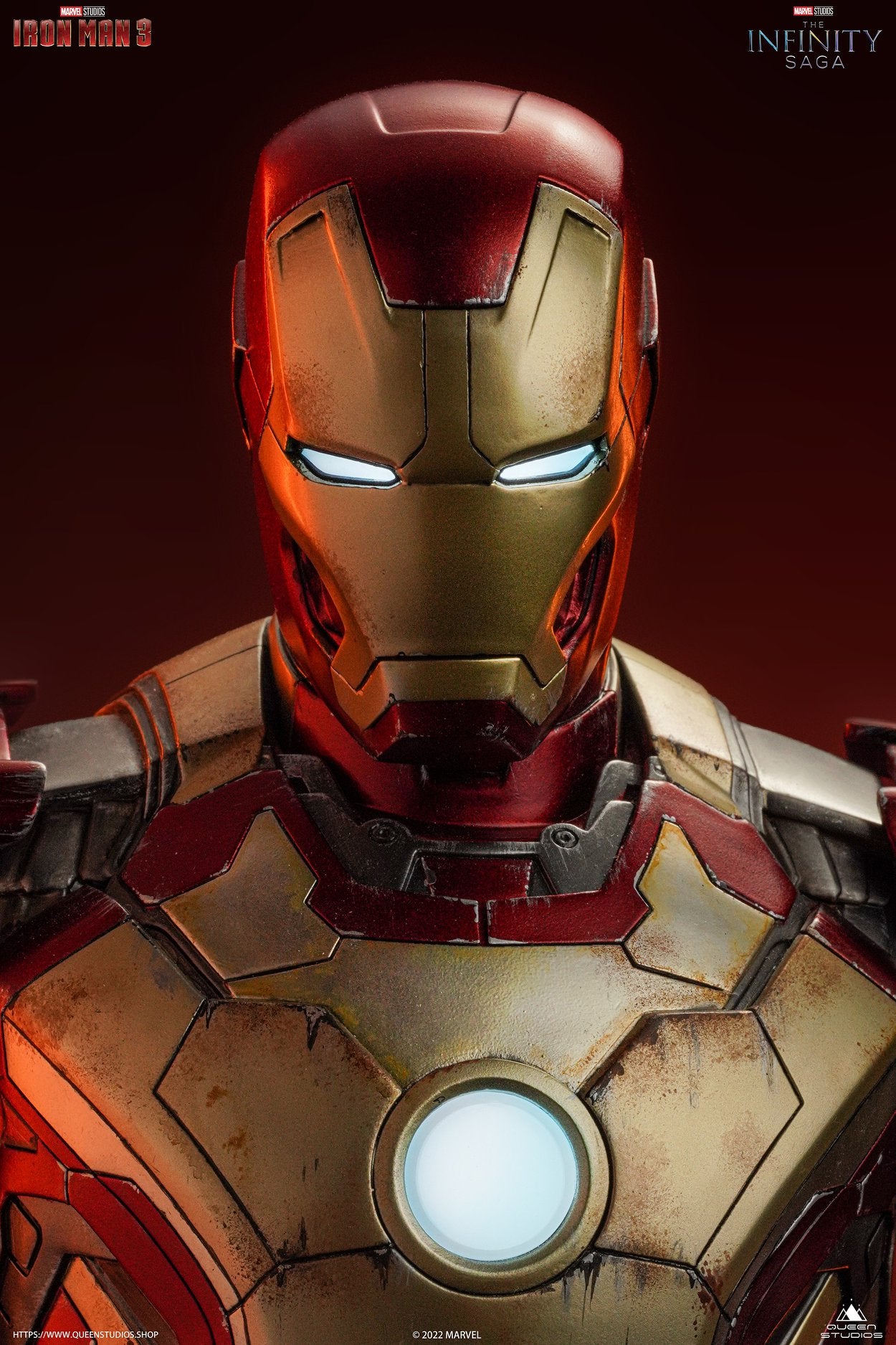 imaginarium art 1 1 helmet iron man mark 42 Iron Man Mark 42 1/4 Scale Statue