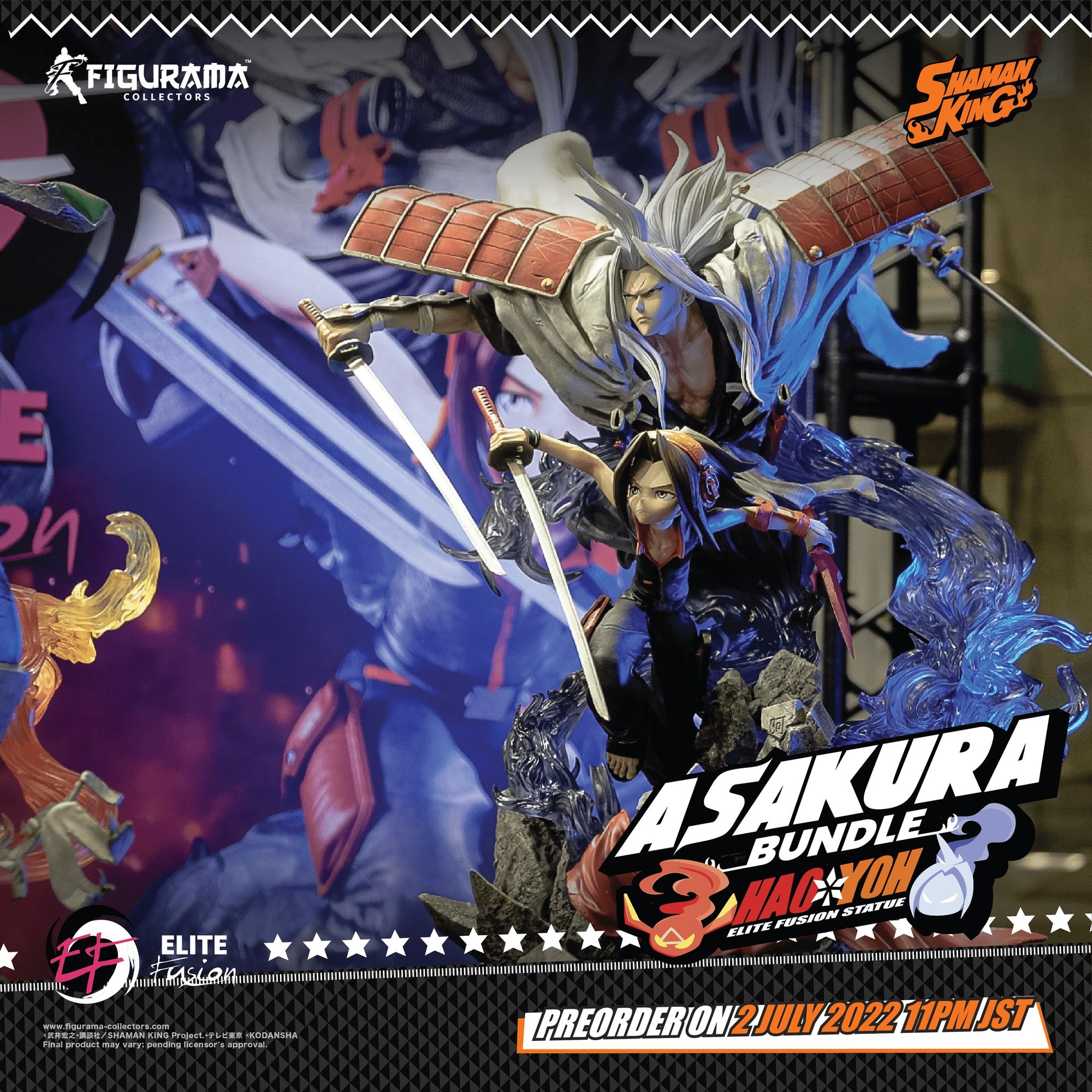 Shaman King - Hao and Yoh Elite Fusion 1/6 Scale Statue Bundle