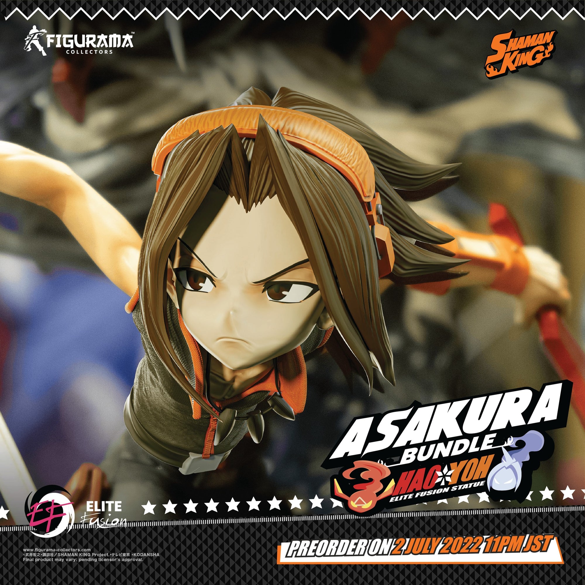 Shaman King - Hao and Yoh Elite Fusion 1/6 Scale Statue Bundle