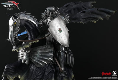 Berserk Skull Knight On Horse Statue