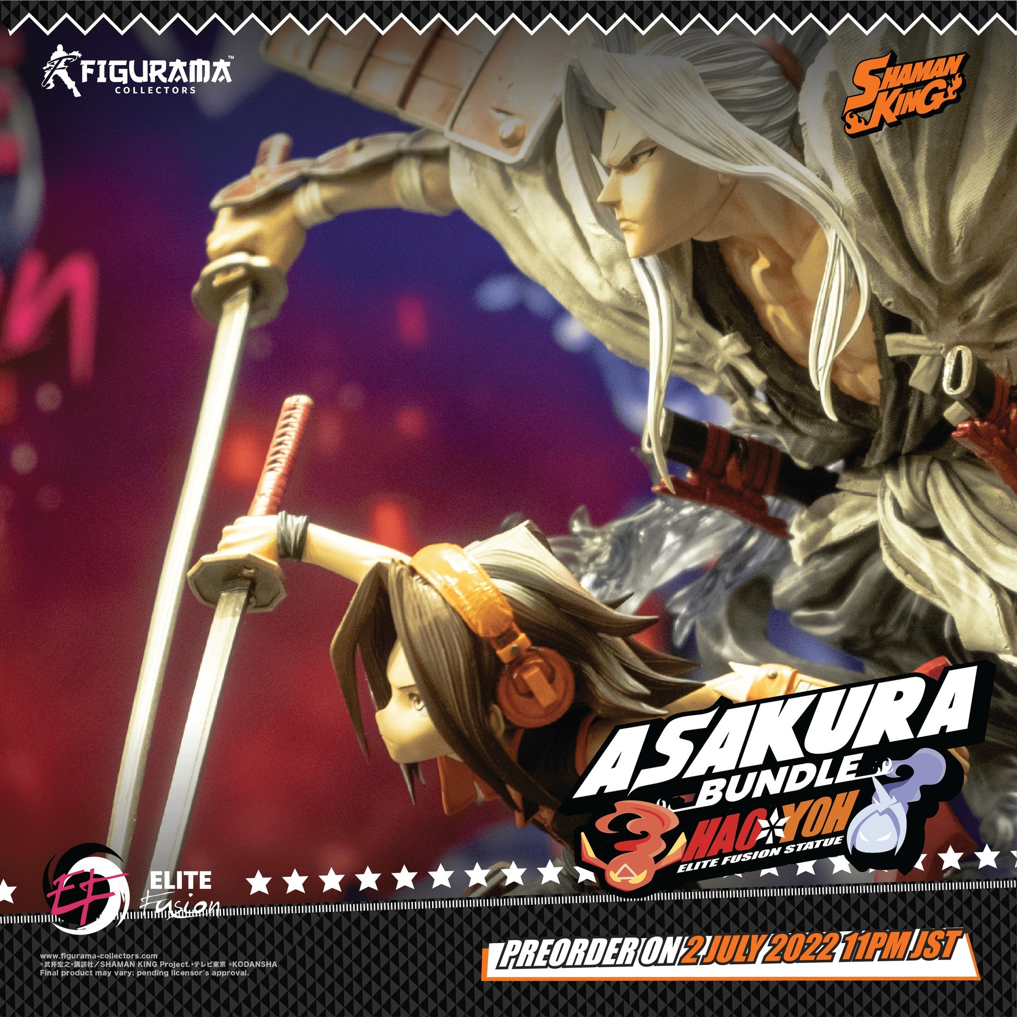 Shaman King - Hao and Yoh Elite Fusion 1/6 Scale Statue Bundle