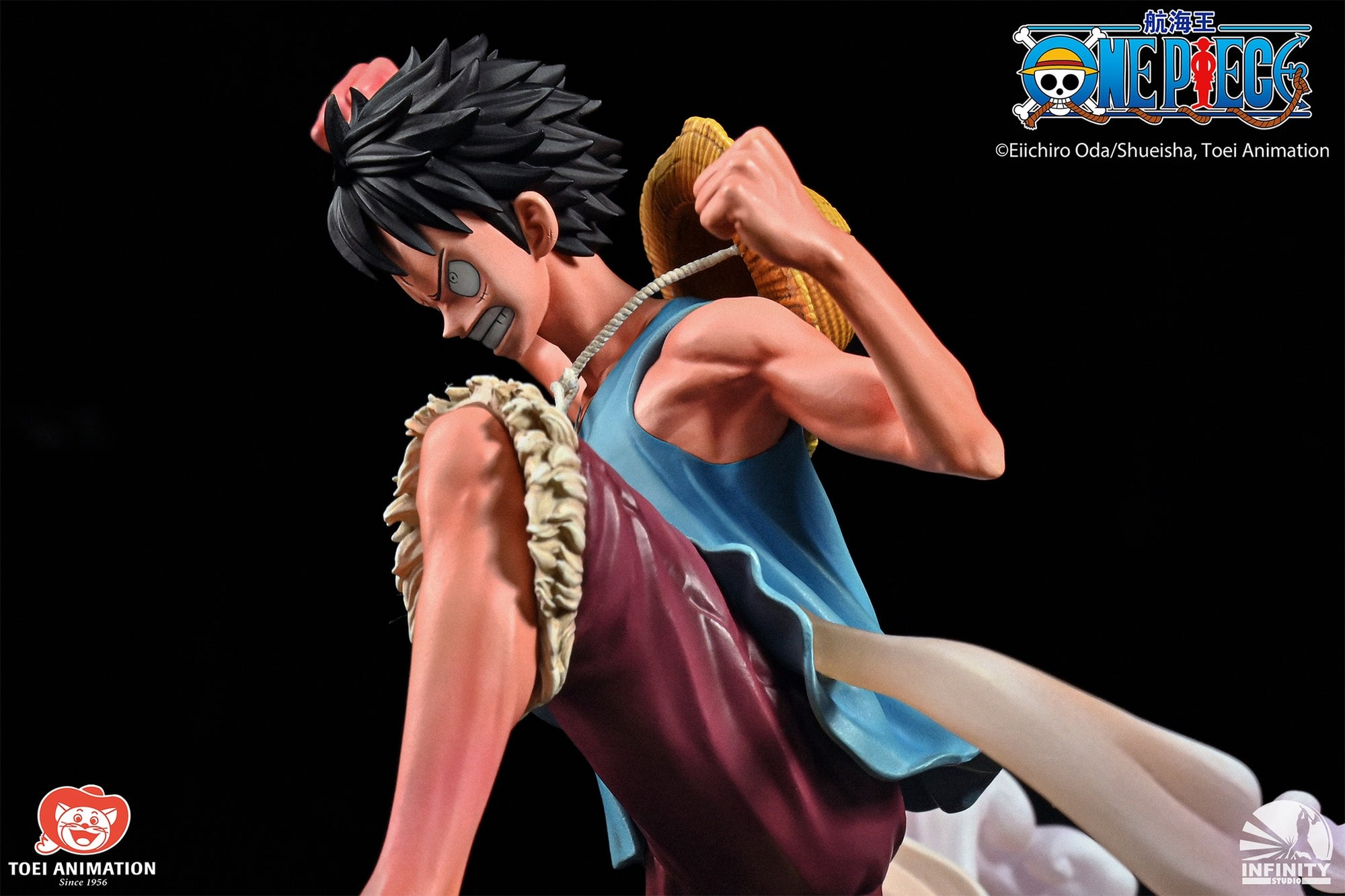 One Piece Luffy vs Magellan Statue